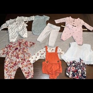 0-3mo girls lot